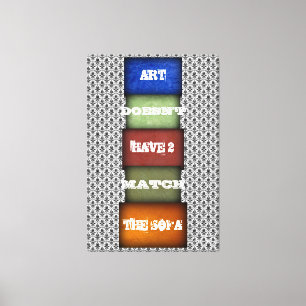 Impressão Em Tela Citação De Arte Nomeada E Assinada 2