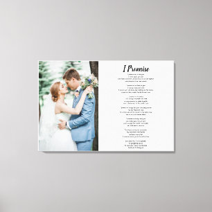 Impressão Em Tela Citação de Poema Personalizada com Foto