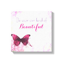 Citação Inspirativa Com Uma Borboleta De Aquarela