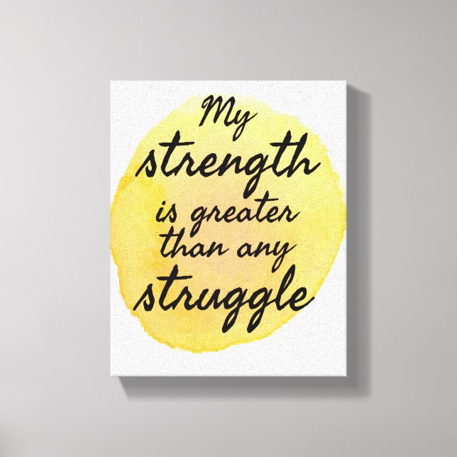 Impressão Em Tela Citações inspiradoras para autoaceitação (Frente)