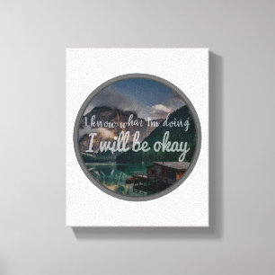 Impressão Em Tela citações motivacionais para vibrações positiva