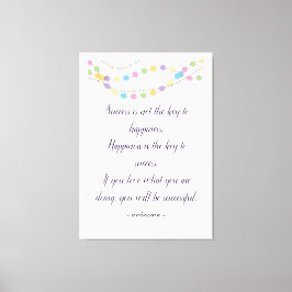 Impressão Em Tela Citações Personalizadas Inspirativas De Sucesso E 