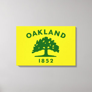 Impressão Em Tela City Flag of Oakland (Califórnia)