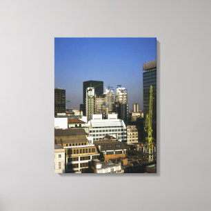 Impressão Em Tela City of London na década de 1990