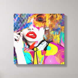 Impressão Em Tela Clashy Lady