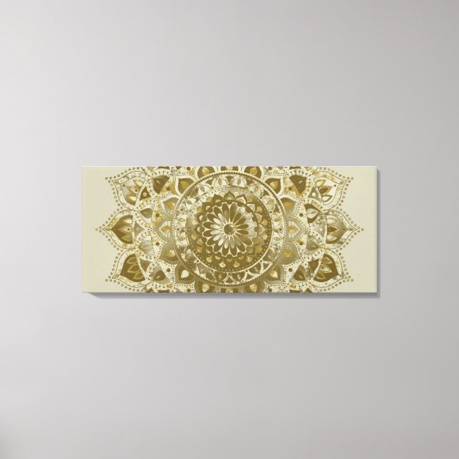 Impressão Em Tela Clássico Colorosamente Mandala Índia Estilo 4 (Frente)