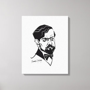 Impressão Em Tela Claude Debussy