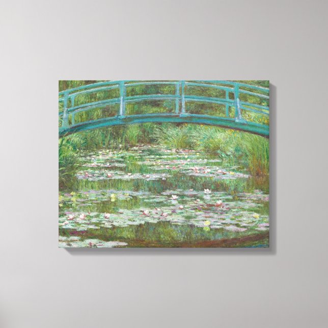 Impressão Em Tela Claude Monet | A Ponte Japonesa, 1899 (Frente)
