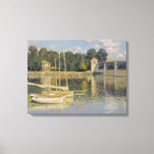 Impressão Em Tela Claude Monet  A ponte na Argentina, 1874