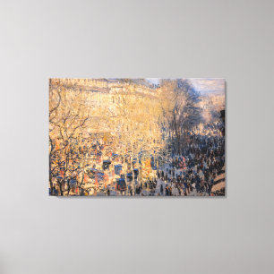 Impressão Em Tela Claude Monet - Boulevard des Capucines em Paris