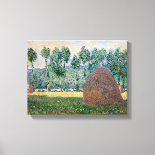 Impressão Em Tela Claude Monet - Haystacks perto de Giverny