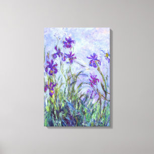 Impressão Em Tela Claude Monet - Íris Lilases / Iris Mauves