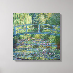 Impressão Em Tela Claude Monet - Lago de Nenúfares, Harmonia Verde