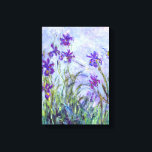 Impressão Em Tela Claude Monet - Lilac Irises / Iris Mauves<br><div class="desc">Lilac Irises / Iris Mauves - Claude Monet,  1914-1917</div>