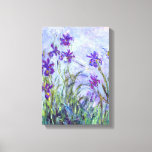 Impressão Em Tela Claude Monet - Lilac Irises / Iris Mauves<br><div class="desc">Lilac Irises / Iris Mauves - Claude Monet,  1914-1917</div>