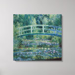 Impressão Em Tela Claude Monet Liliy Pond - Japanese bridge<br><div class="desc">Claude Monet - Water Lilies and Japanese bridge (Google espécie Project),  1899. Filtro: No.</div>