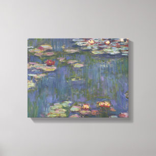 Impressão Em Tela Claude Monet - Lírios De Água