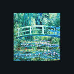 Impressão Em Tela Claude Monet - Lírios De Água E Ponte Japonesa<br><div class="desc">Claude Monet - Lírios E Ponte Japonesa (1899)</div>