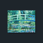 Impressão Em Tela Claude Monet - Lírios De Água E Ponte Japonesa<br><div class="desc">Claude Monet - Lírios E Ponte Japonesa (1899)</div>