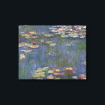 Impressão Em Tela Claude Monet - Lírios Hídricos<br><div class="desc">Lírios d'água de Claude Monet, 1916. Claude Monet foi fundador da pintura Impressionista Francesa, e o mais consistente e prolífico praticante da filosofia do movimento de expressar as percepções diante da natureza, especialmente quando aplicada à pintura paisagística ao ar livre. O termo "impressionismo" deriva do título de sua pintura Impressão,...</div>