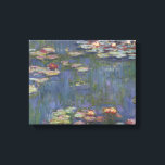 Impressão Em Tela Claude Monet - Lírios Hídricos<br><div class="desc">Lírios d'água de Claude Monet, 1916. Claude Monet foi fundador da pintura Impressionista Francesa, e o mais consistente e prolífico praticante da filosofia do movimento de expressar as percepções diante da natureza, especialmente quando aplicada à pintura paisagística ao ar livre. O termo "impressionismo" deriva do título de sua pintura Impressão,...</div>