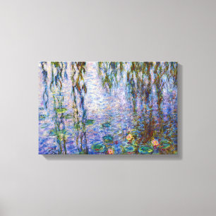 Impressão Em Tela Claude Monet - Lírios Hídricos