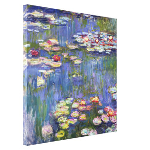 Impressão Em Tela Claude Monet - Lírios/Ninfas