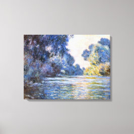 Impressão Em Tela Claude Monet, Manhã no Sena em Giverny