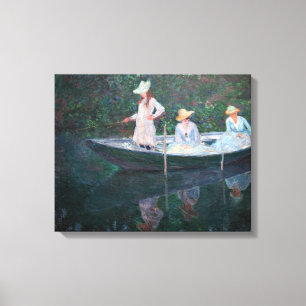 Impressão Em Tela Claude Monet - No Barco Norueguês