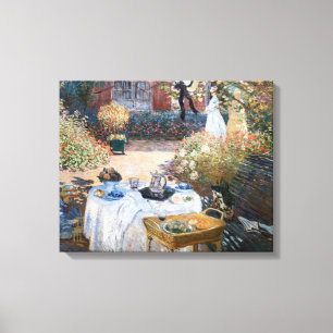 Impressão Em Tela Claude Monet - O Almoço, painel decorativo