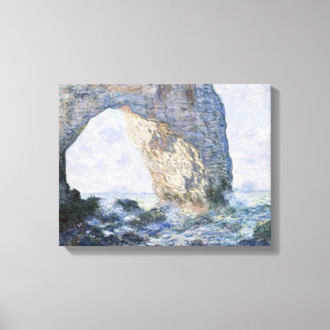 Impressão Em Tela Claude Monet | O Eretat Manneporte (Frente)