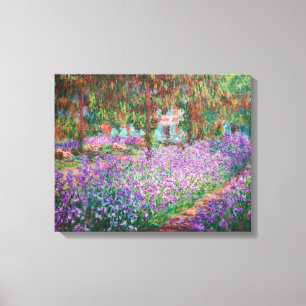 Impressão Em Tela Claude Monet - O Jardim do Artista em Giverny