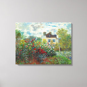 Impressão Em Tela Claude Monet - O Jardim do Artista na Argentina