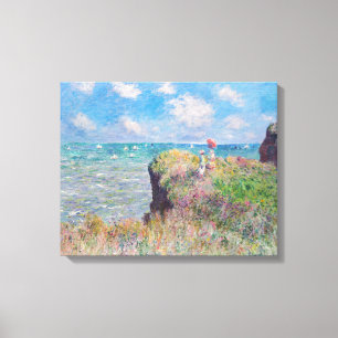Impressão Em Tela Claude Monet - Passeio na Falésia em Pourville