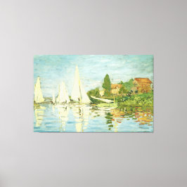 Impressão Em Tela Claude Monet. Regattas em Argenteuil