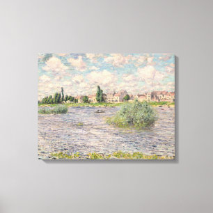 Impressão Em Tela Claude Monet Seine em Lavacourt