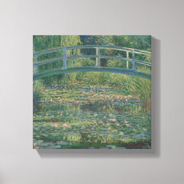 Impressão Em Tela Claude Monet Water-Liliy Pond – Japanese bridge (Frente)