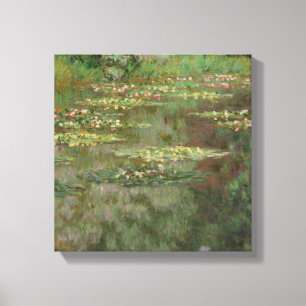 Impressão Em Tela Claude Monet Waterlilies ou a lagoa do lírio de