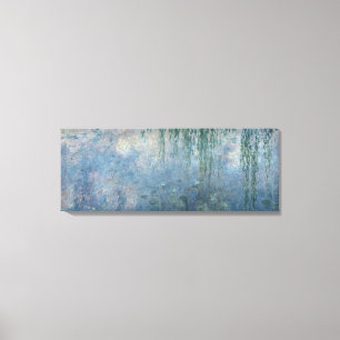 Impressão Em Tela Claude Monet   Waterlilies: Salgueiros Weeping,