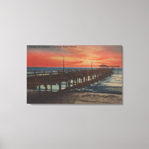 Impressão Em Tela Clearwater, Florida - opinião do por do sol da