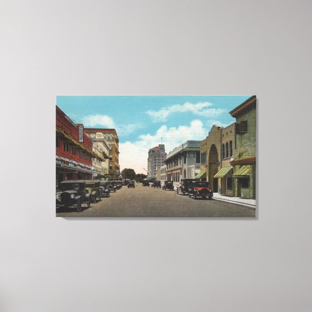 Impressão Em Tela Clearwater, Florida - South View of Ft. Harrison (Frente)