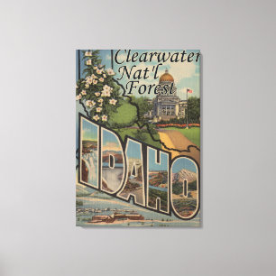 Impressão Em Tela Clearwater Nat'l Forest, Idaho