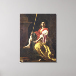 Impressão Em Tela Clio, musa da história, 1624