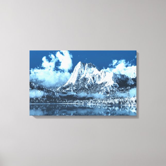Impressão Em Tela Clipes de inverno (Triptych) (Frente)