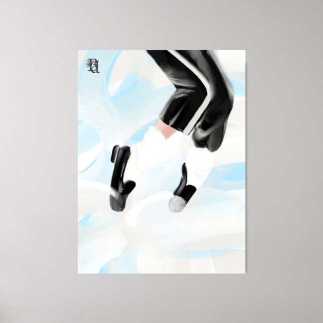 Impressão Em Tela Cloud Dancer 001 #Abstract #MJ #MichaelJackson (Criador carregado)