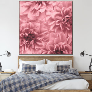 Impressão Em Tela Cluster de Mauve Dahlias leves