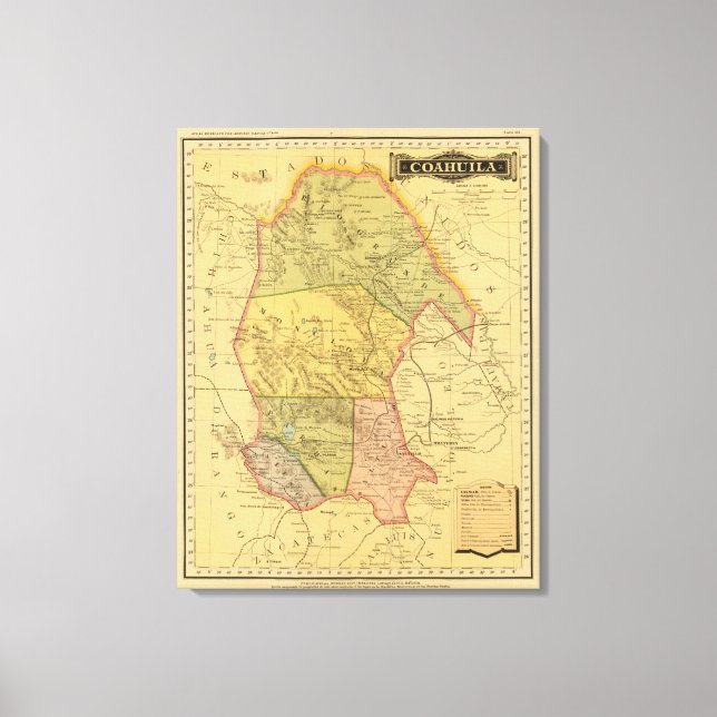 Impressão Em Tela Coahuila (Frente)