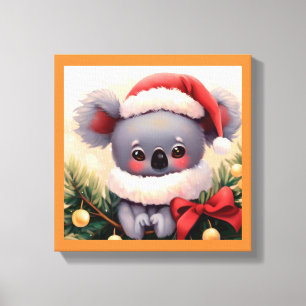 Impressão Em Tela Coala de Natal 4