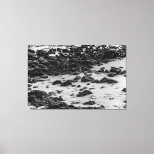 Impressão Em Tela Coastal Monochrome