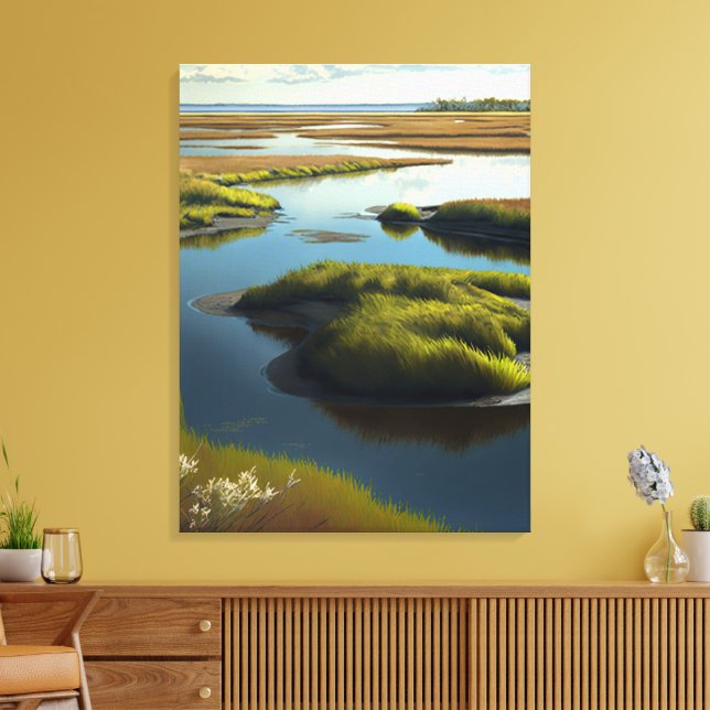 Impressão Em Tela Coastal Tranquility (Insitu(Sala de estar))